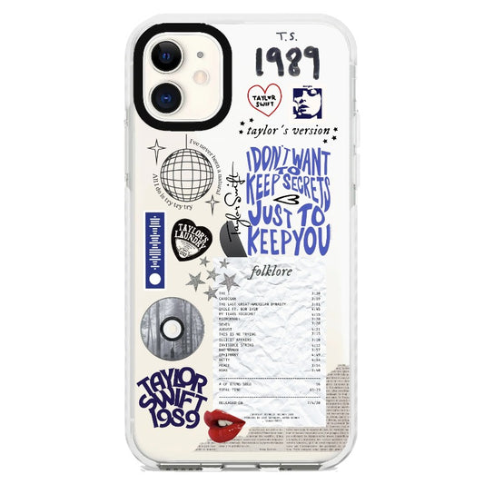 T.S 1989 EP Theme Phone Case_iPhone Clear Impact Case [67490]