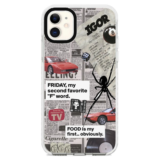 Friday Mood Meme Case for iPhone_iPhone Clear Impact Case [1289188]