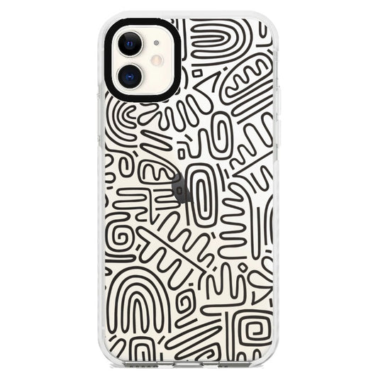 Doodle Line 1_iPhone Clear Impact Case [1495313]