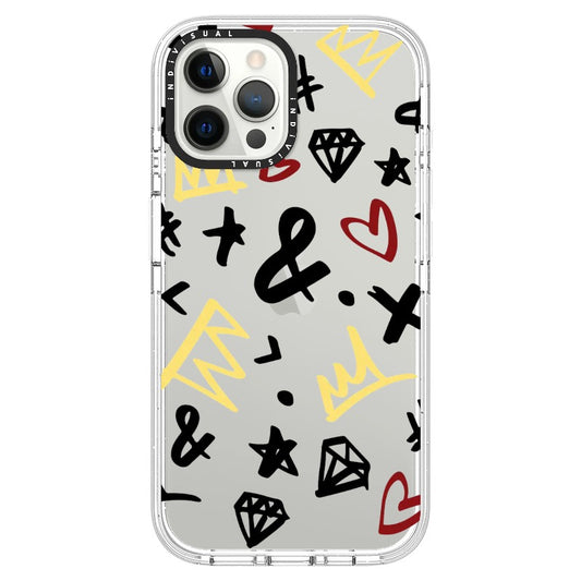 Graffiti Style Symbols Phone Case_iPhone Ultra-Impact Case [1475971]