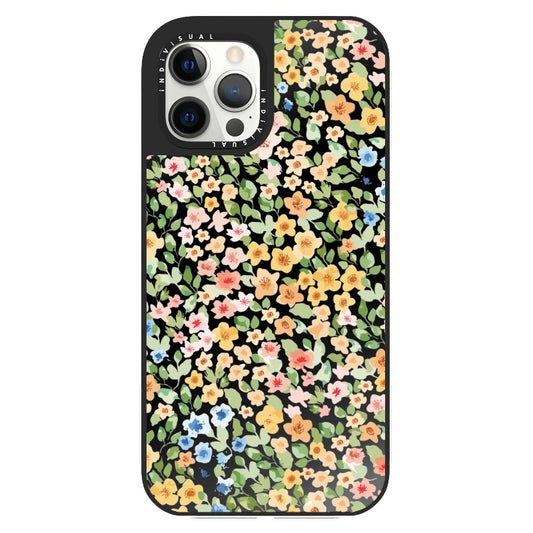 Colorful Floral Pattern Phone Case_Clear Impact Phone Case [1495224]