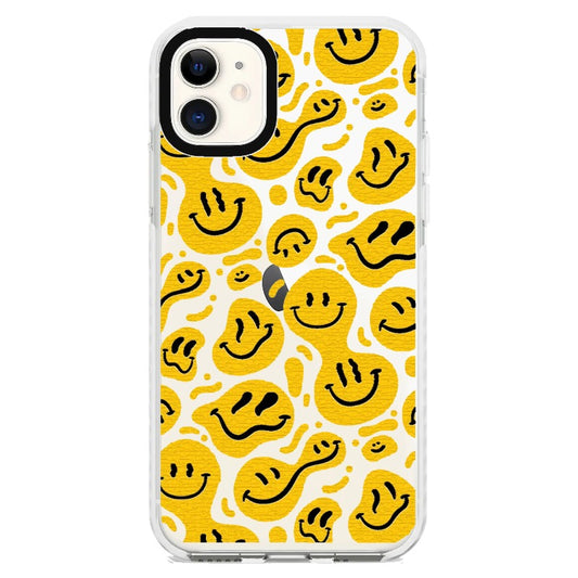 Melting Smiley Face Phone Case_iPhone Clear Impact Case [1459626]