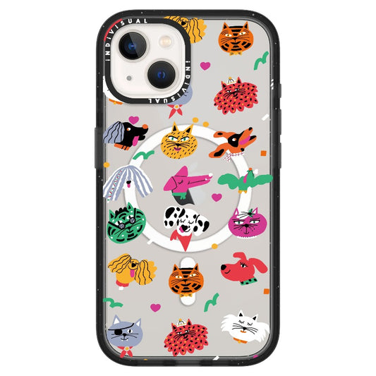 Cat Illustration Pattern Phone Case_ iPhone Ultra-MagSafe Case [1502945]