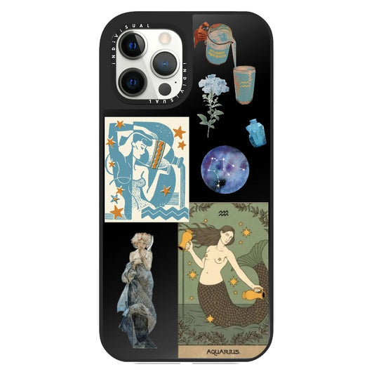 Zodiac Sign Series Aquarius Phone Case_Clear Impact Phone Case [1284680]