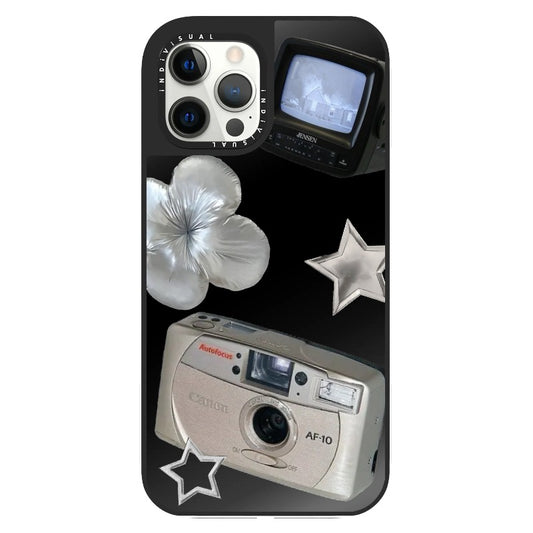 Y2K Style Film Camera and Old TV Phone Case_Clear Impact Phone Case [1447969]