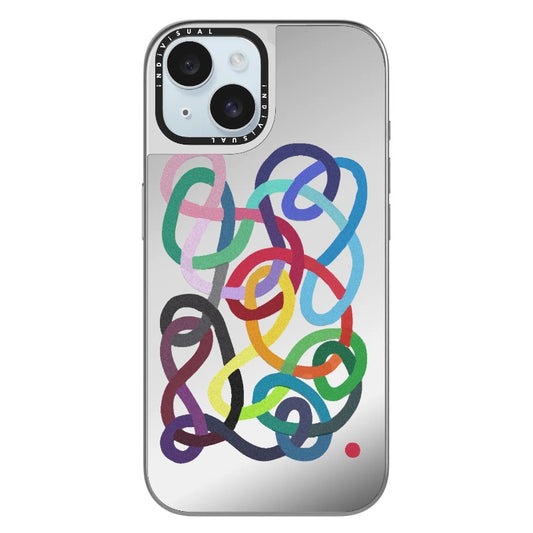 Abstract Colorful Threads Phone Case_Clear Impact Phone Case [1459658]