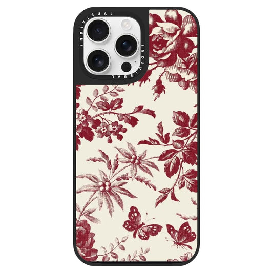 Classy MaroonPlant Illustration Phone Case_Clear Impact Phone Case [1444143]