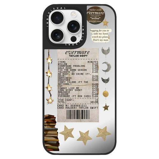 Taylor Swift Evermore Golden Star and Moon Phone Case_Clear Impact Phone Case [1270040]