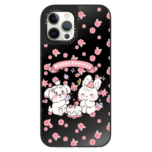 Birthday Bunny "Happy Forever"_Clear Impact Phone Case [1502843]