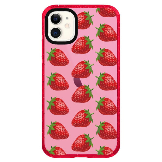 Strawberry Pattern 2 Phone Case_iPhone Clear Impact Case Limited  [1495245]