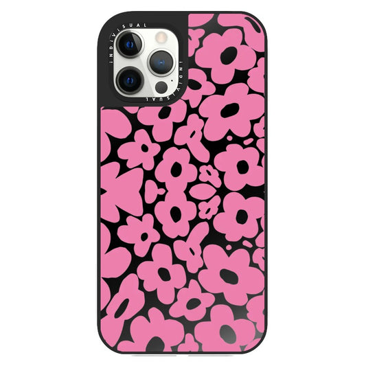 Classic Pink Floral Pattern Phone Case_Clear Impact Phone Case [1495315]