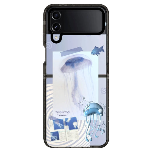 Blue Ocean Jellyfish Collage Phone Case_Samsung Z Flip [1447936]