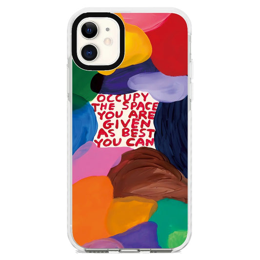"Occupy the Space"_iPhone Clear Impact Case [1504399]