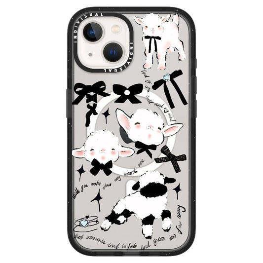 Lamb with Black Bow Chocker _ iPhone Ultra-MagSafe Case [1503884]