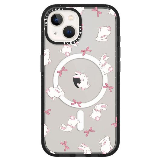 Rabbits and Pink Bow Pattern_ iPhone Ultra-MagSafe Case [1506862]