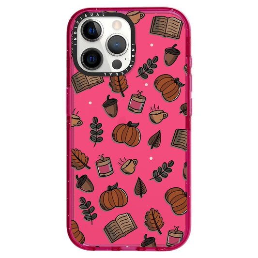 Fall Aesthetic Pumpkin and Leaves Phone Case_iPhone Ultra-Impact Case [1502938]