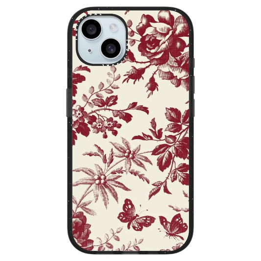 Classy MaroonPlant Illustration Phone Case_iPhone Ultra-Impact Case [1444143]