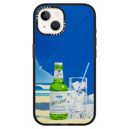 City Pop Style Summer Blue Sky and Soda Drink Phone Case_ iPhone Ultra-MagSafe Case [1277497]