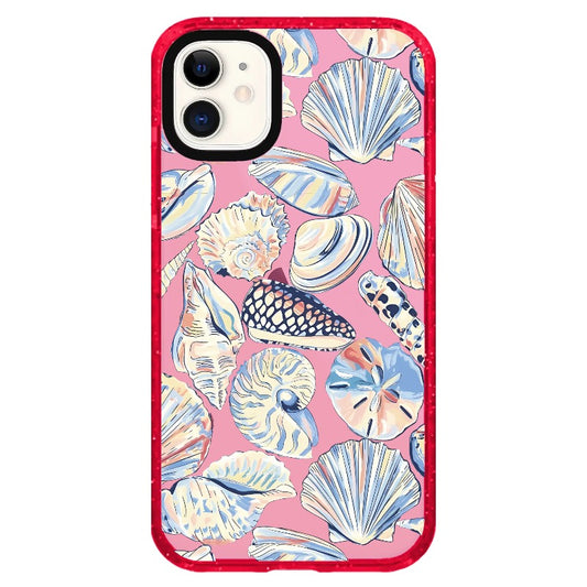 Sea Shell Pattern Phone Case_iPhone Clear Impact Case Limited  [1522157]