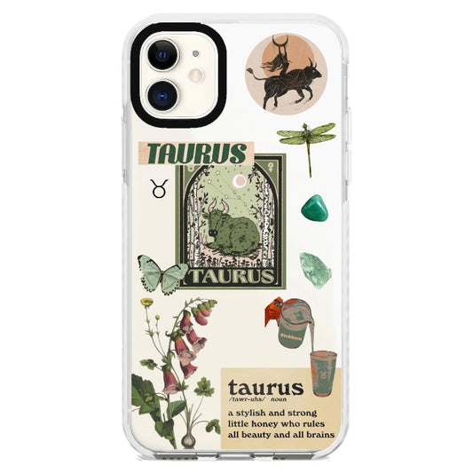 Zodiac Sign SeriesTaurus Phone Case_iPhone Clear Impact Case [1284572]