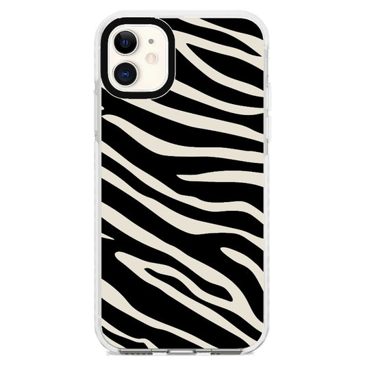 Zebra Stripe Pattern Phone Case_iPhone Clear Impact Case [1506794]