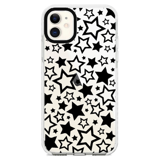 Star Girl Aesthetic Black Stars_iPhone Clear Impact Case [1463396]