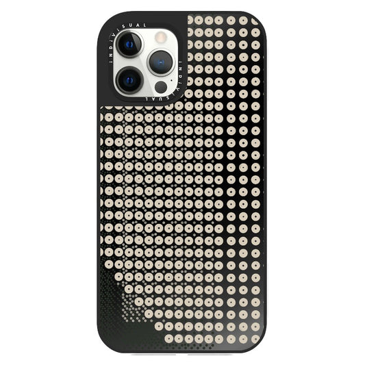 Dots and Circle_Clear Impact Phone Case [1503018]