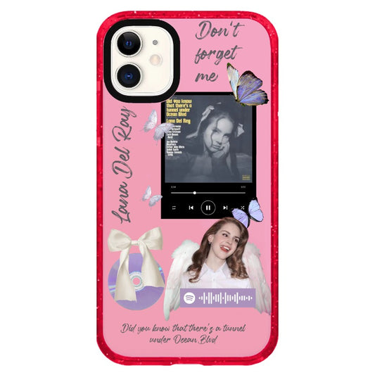 Lana Del Rey A&W Inspired Purple Theme Phone Case_iPhone Clear Impact Case Limited  [1474742]