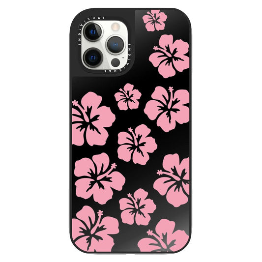 Tropical Floral Pink Phone Case_Clear Impact Phone Case [1247532]