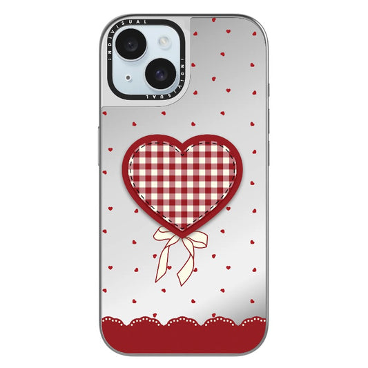 "Be Fearless" Heart, Lace and Polka Dots Phone Case_Clear Impact Phone Case [1503684]