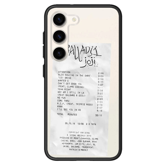 Ballads Joji Receipt Style Phone Case_Samsung Z Flip [1522219]