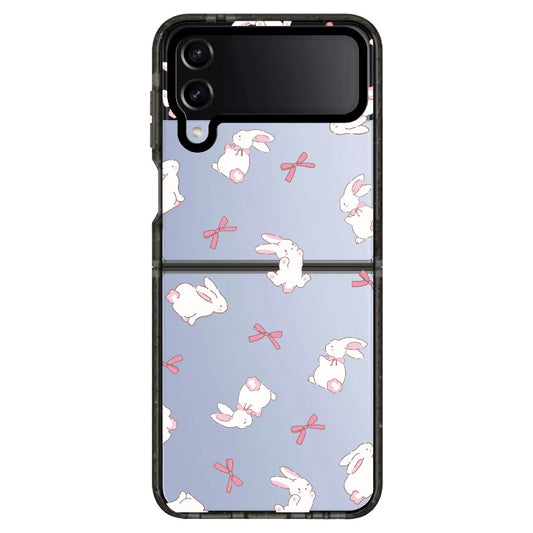 Rabbits and Pink Bow Pattern_Samsung Z Flip [1506862]