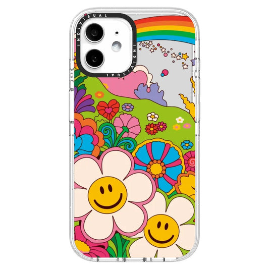 Smiley Flowers and Rainbow_iPhone Ultra-Impact Case [1499245]