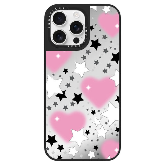 Stars and Hearts Pattern Phone Case_Clear Impact Phone Case [1584943]