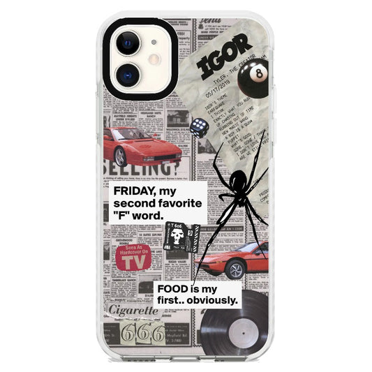 Friday Mood Meme Case for iPhone_iPhone Clear Impact Case [1289188]