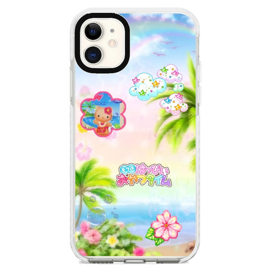 tropical kitty_iPhone Clear Impact Case [1484673]