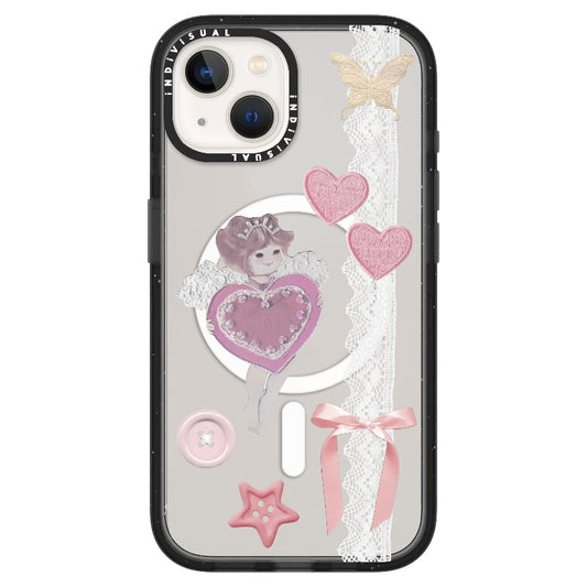 Pink Heart Angel and Lace_ iPhone Ultra-MagSafe Case [1532122]