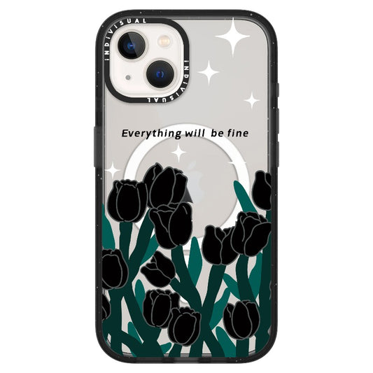 Black Roses "Everything Will Be Fine"_ iPhone Ultra-MagSafe Case [1503076]