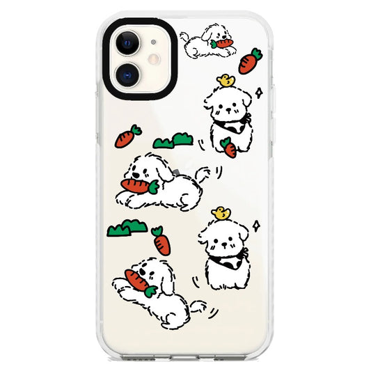 Puppy and Carrots_iPhone Clear Impact Case [1504378]