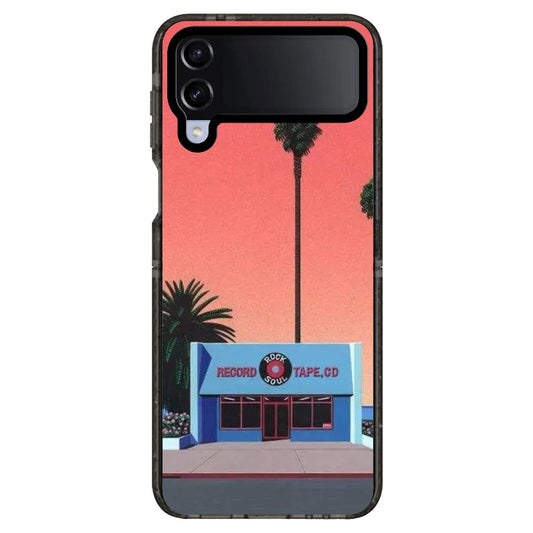 City Pop West Coast Sunset Style Phone Case _Samsung Z Flip [1277484]