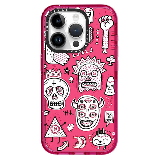 Cartoon Skulls and Monsters Phone Case_iPhone Ultra-Impact Case [1502028]