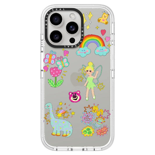 Crayon Style Fairy Tale Theme Phone Case_iPhone Ultra-Impact Case [1459739]