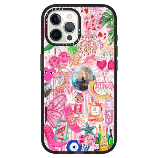 Preppy Element Collage Pink Phone Case_iPhone Ultra-Impact Case [1154967]