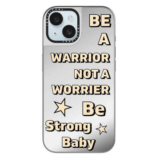 "Be a Warrior Not a Worrier"_Clear Impact Phone Case [1503009]