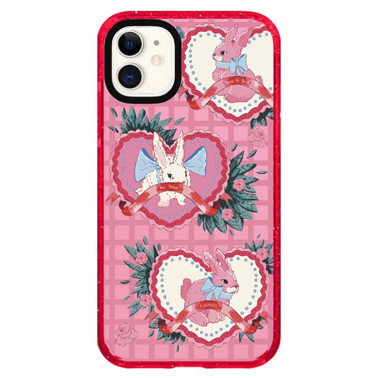 Heart, Rabbits and Roses_iPhone Clear Impact Case Limited  [1507553]