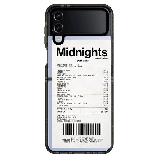 T.S Midnights Receipt Phone Case_Samsung Z Flip [1505129]