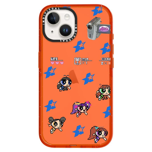 New Jeans and Power Puff Girl Pixel Game Style Phone Case_iPhone Ultra-Impact Case [1351078]