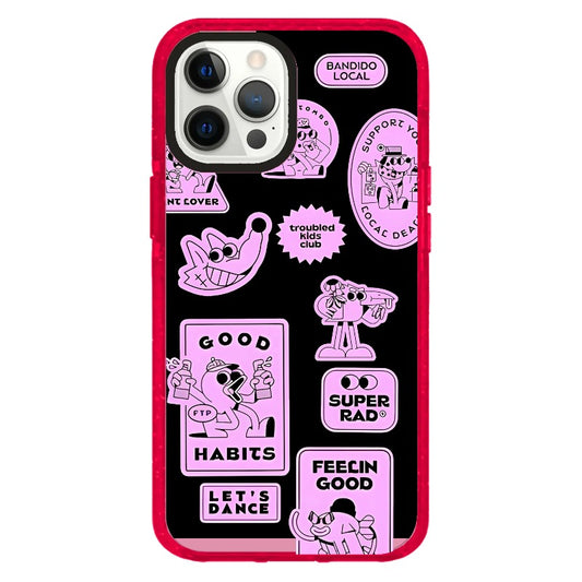 Black Pink_iPhone Clear Impact Case Limited  [1494972]