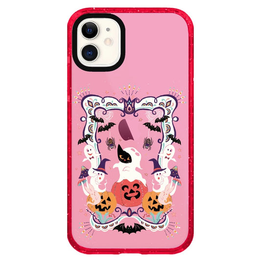 Halloween Black Cat and Pumpkin Phone Case_iPhone Clear Impact Case Limited  [1498829]