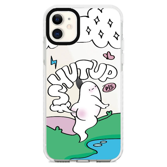 "Shut Up Please"_iPhone Clear Impact Case [1504420]